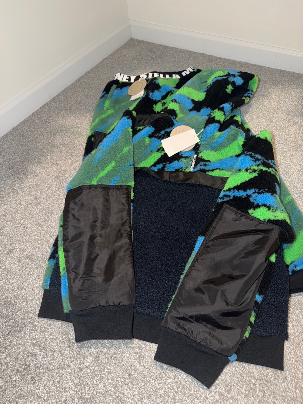 Stella McCartney kids camo fleece set